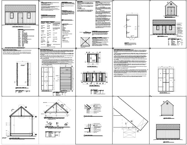 Storage Shed Plans 10 X 20 - How to learn DIY building 