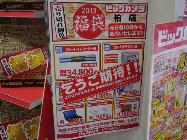 ビックカメラ柏店121229002
