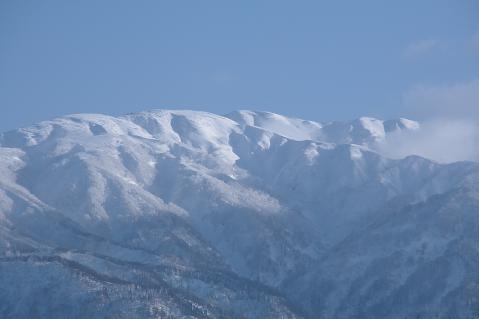 今日の僧ヶ岳(標高1855m) -121213(木)
