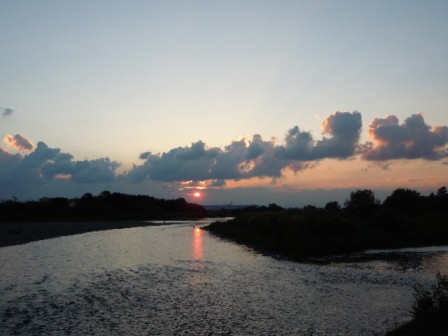 夕暮れ