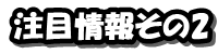 注目ネタその2
