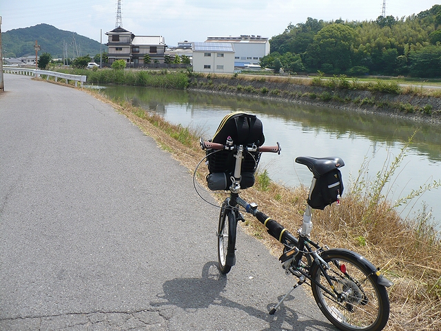 和田川沿いの道
