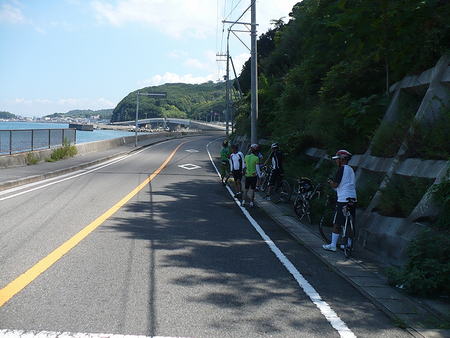 大川トンネルと大川峠の合流地点