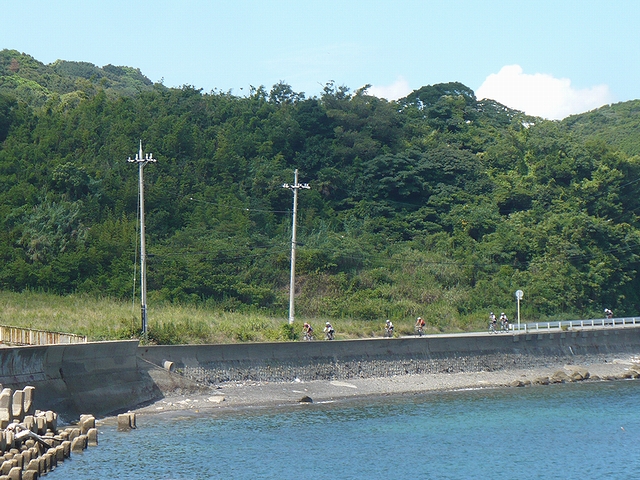 大川峠組到着
