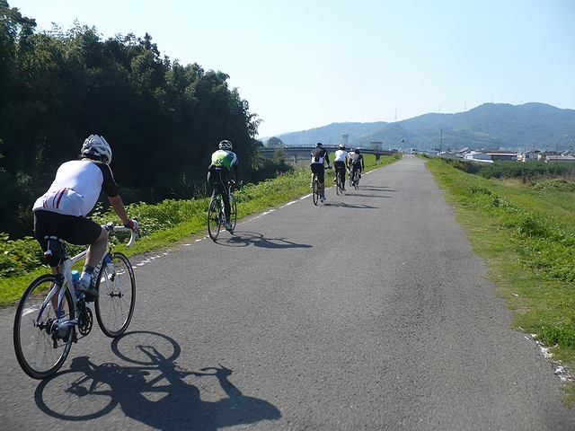 貴志川の支流沿いの道
