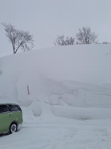 酸ヶ湯 積雪