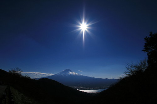 富士山(天下茶屋から)