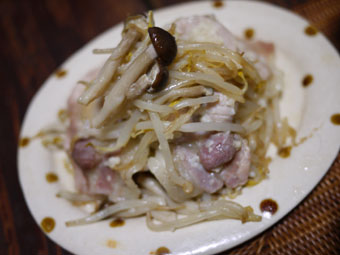 塩麹豚の野菜蒸し