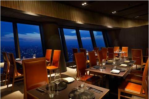 スカイレストラン634 Sky Restaurant 634 店内の写真 東京タワー 東京スカイツリー ブログ
