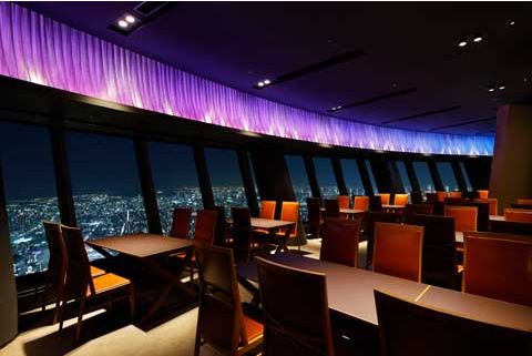 スカイレストラン634 Sky Restaurant 634 店内の写真 東京タワー 東京スカイツリー ブログ