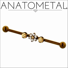 ANATOMETAL-イお花のンダストリアルバー(ブロンズ)
