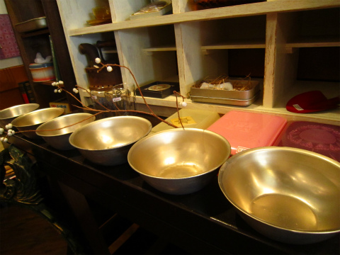 レトロな小学校給食器