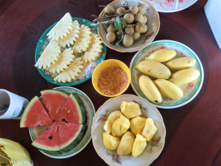 南国フルーツ試食