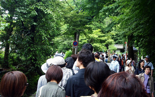 明月院の入口