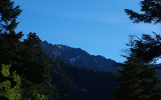 西穂高岳登山道