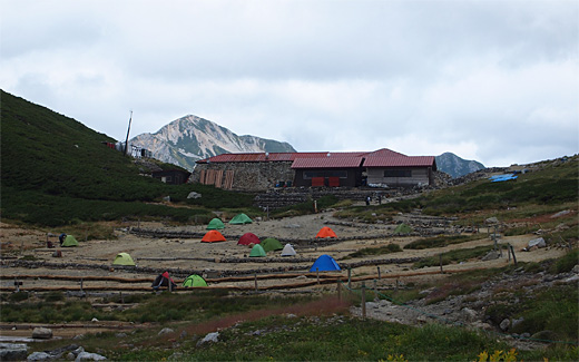 双六小屋テント場