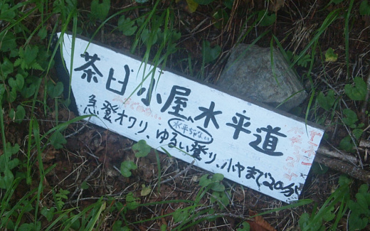 水平じゃない水平道