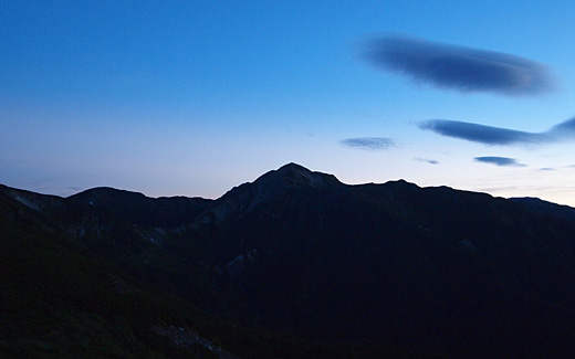西の空