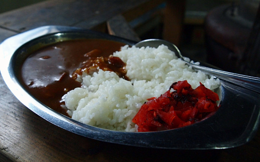 北岳肩ノ小屋の特製カレー