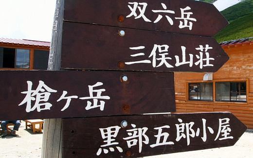 双六岳と三俣蓮華岳