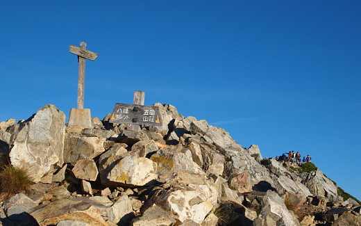 五竜岳山頂