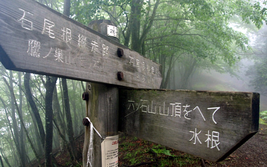 六ッ石山分岐