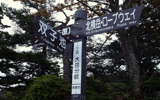 大岳分岐