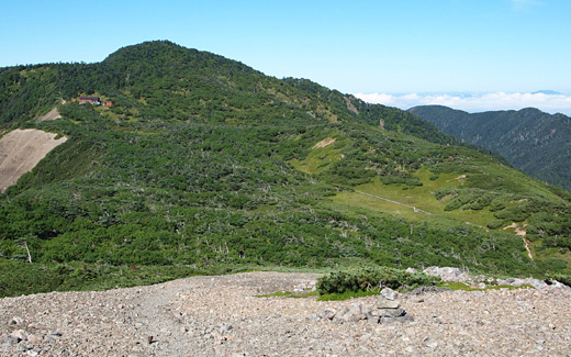 光岳を目指して