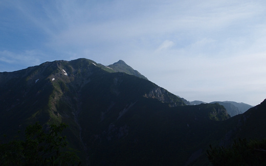 笠ヶ岳は遥か遠く