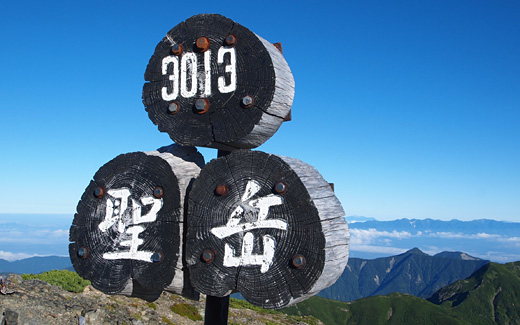 聖岳山頂