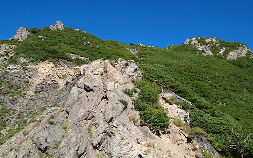 岩場