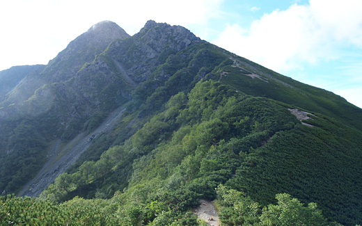 塩見岳へ出発