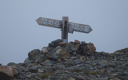 稜線に到着