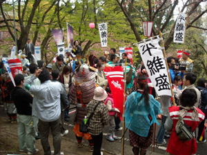 決戦直前の両陣営 決戦直前の両陣営