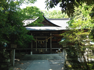 大野湊神社の拝殿 大野湊神社の拝殿