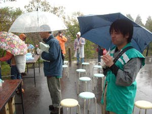 道番人屋敷跡でお茶とお団子でホッと一息 道番人屋敷跡でお茶とお団子でホッと一息
