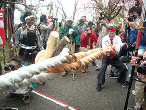 津幡・矢田町長も奮闘! 津幡・矢田町長も奮闘!