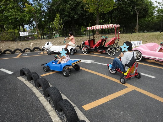 滋賀県、「矢橋帰帆島公園」でついにおもしろ自転車を乗る！ - 京都発 