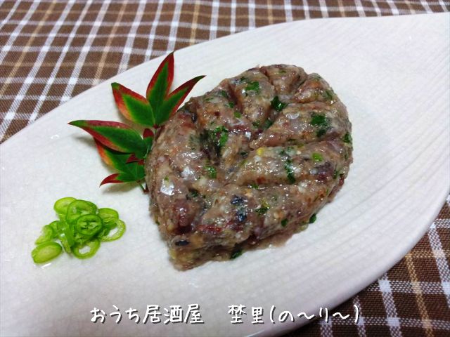 鯵のなめろう