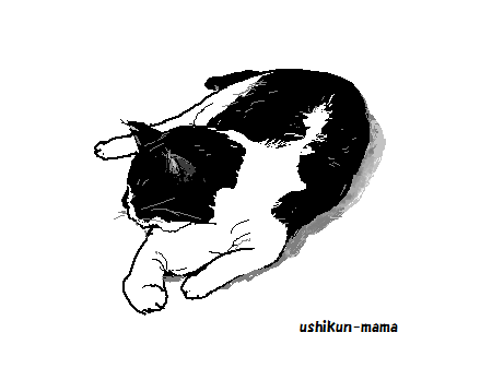 寝ポーズ