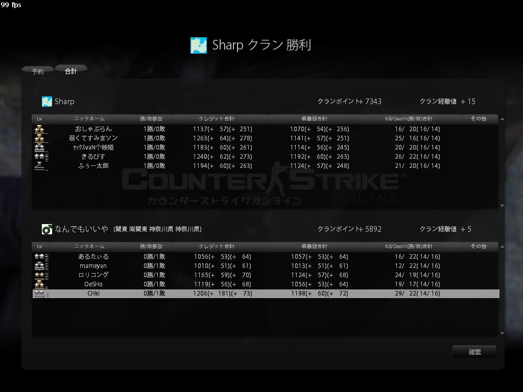 vs Sharp様