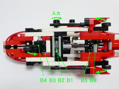 LEGO 8068A 車輪ギア(裏)