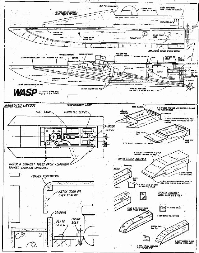 Wood - Big Rc Boat Plans How To build an Easy DIY ...