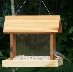 Wood Cedar Bird Feeder Plans How To Build An Easy Diy