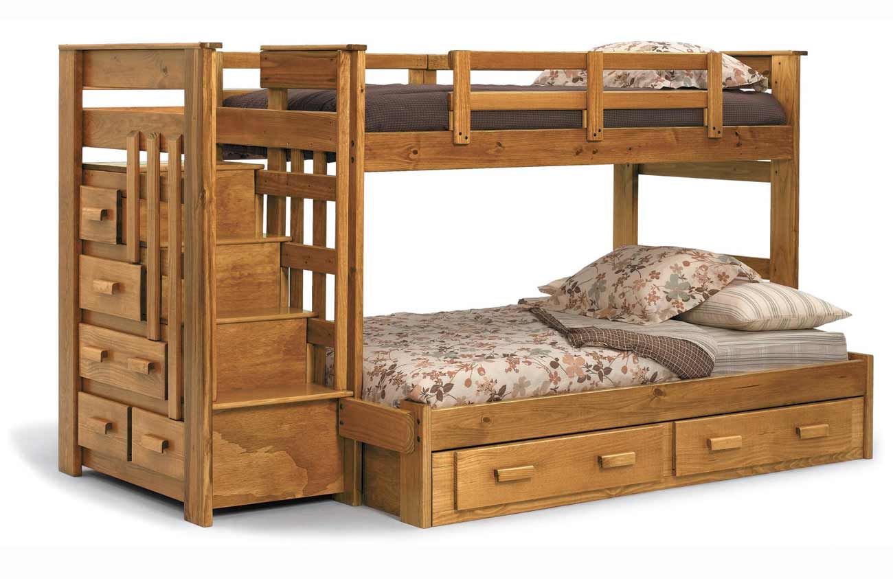 Wood - Childrens Bunk Bed Plans How To build an Easy DIY Woodworking