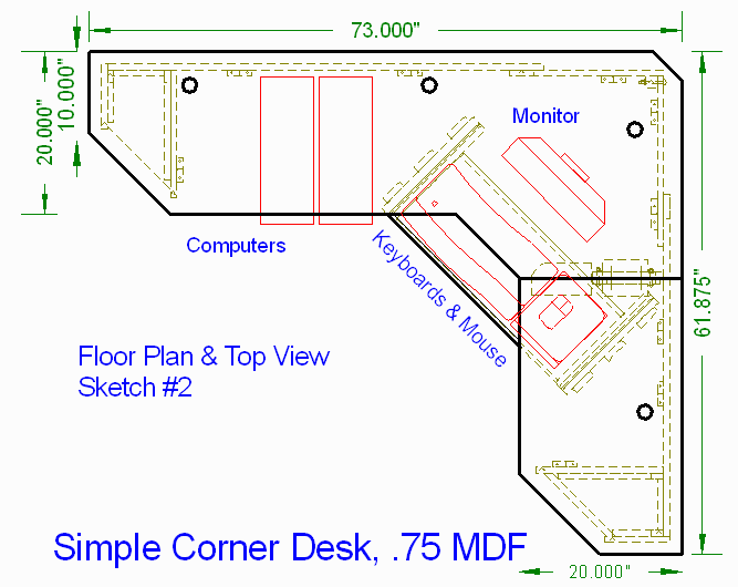 Wood Computer Desk Plans How To Build An Easy Diy Woodworking Projects