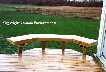Wood - Deck Bench Designs | How To build an Easy DIY 