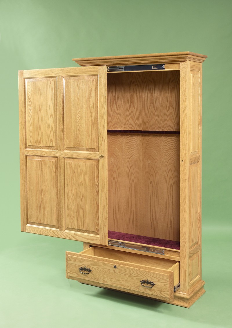 Wood Gun Cabinets Wood How To Build An Easy Diy Woodworking