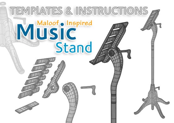 Wood - Music Stand Plans How To build an Easy DIY