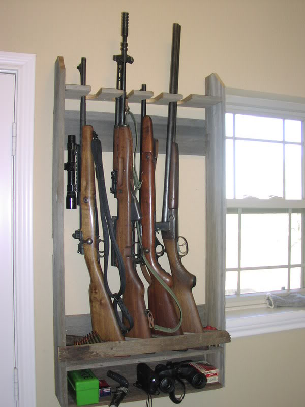 Wood - Vertical Gun Rack Plans Free How To build an Easy 